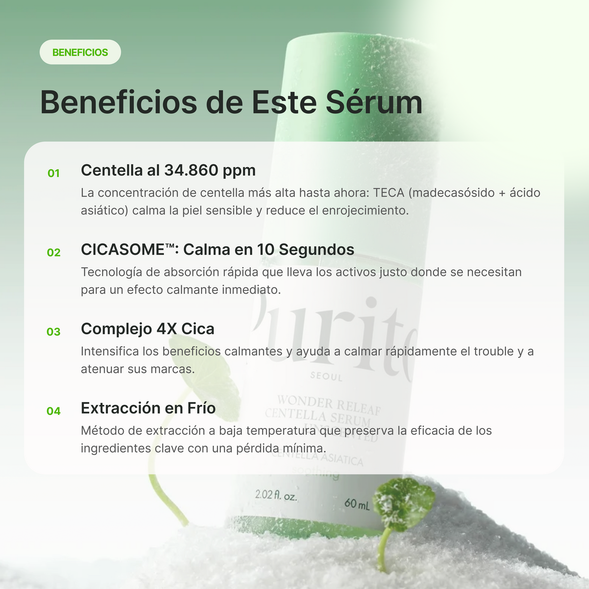 Purito SEOUL Wonder Releaf Centella Serum Unscented 60ml