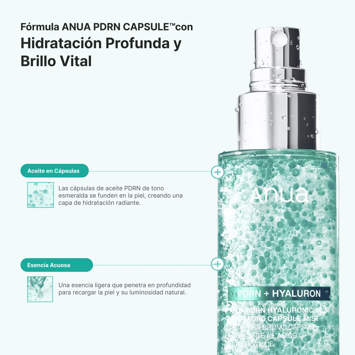 Anua Pdrn Hyaluronic Acid Hydrating Capsule Mist 100ml