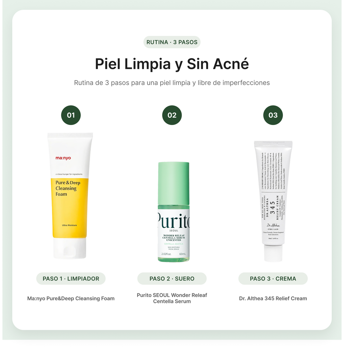[Lococo's Pick] Piel Limpia y Sin Acné Rutina Set